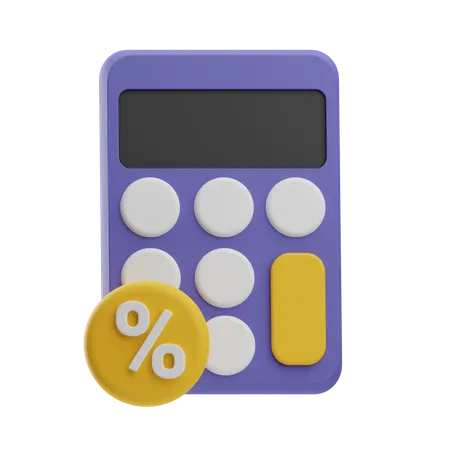 Calcul du crédit  3D Icon