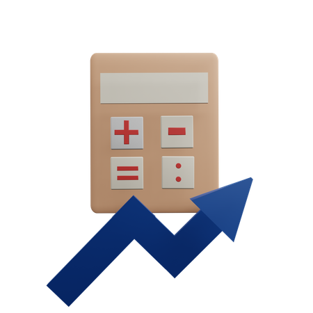 Calcul de croissance  3D Icon