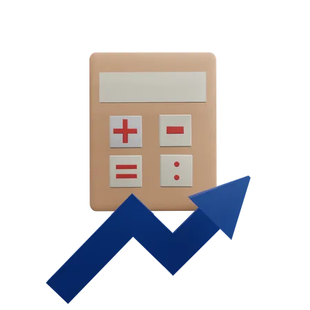 Calcul de croissance  3D Icon