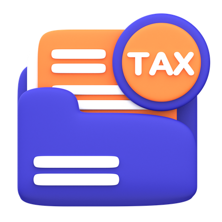 Calcul de la taxe  3D Icon