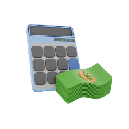 Calcul de la taxe  3D Icon