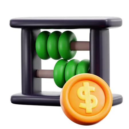 Calcul financier  3D Icon