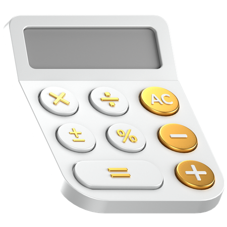 Calcul financier  3D Icon