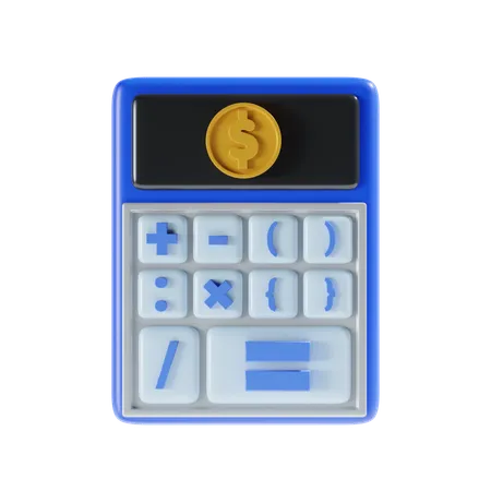 Calcul financier  3D Icon