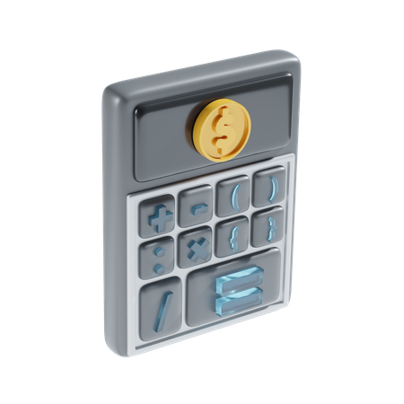 Calcul financier  3D Icon