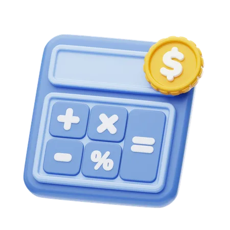 Calcul financier  3D Icon