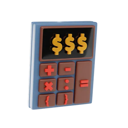 Calcul financier  3D Icon