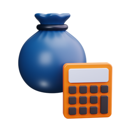 Calcul financier  3D Icon