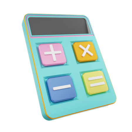 Calcul financier  3D Icon