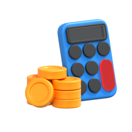 Calcul financier  3D Icon