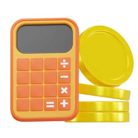 Calcul financier  3D Icon