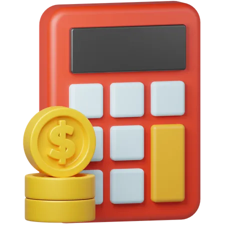 Calcul financier  3D Icon