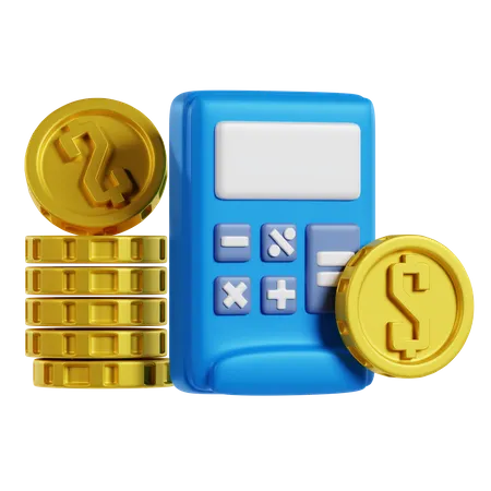 Calcul financier  3D Icon