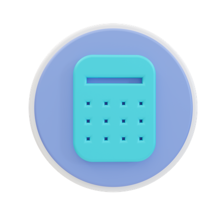 Calcul financier  3D Icon