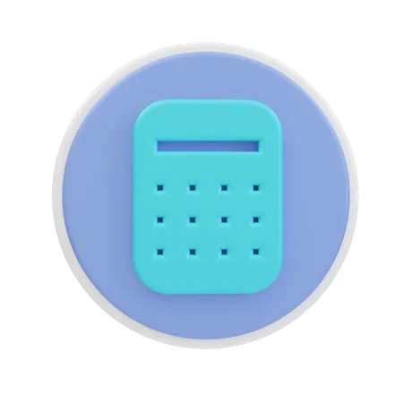 Calcul financier  3D Icon