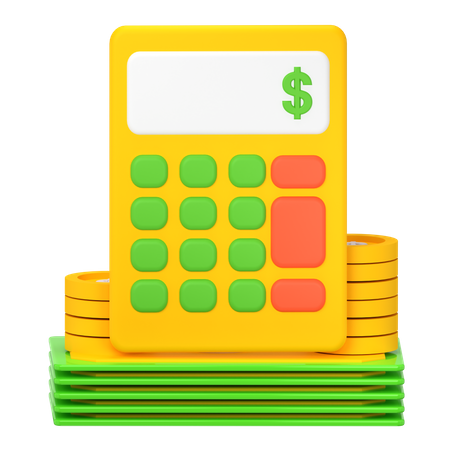 Calcul financier  3D Icon