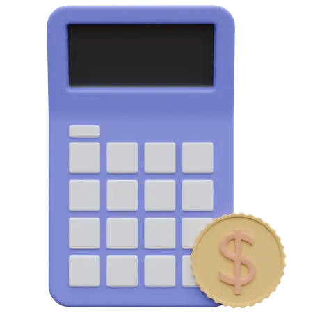 Calcul financier  3D Icon