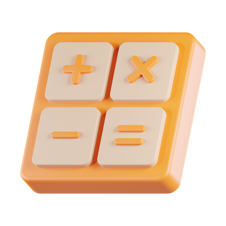 Calcul mathématique  3D Icon