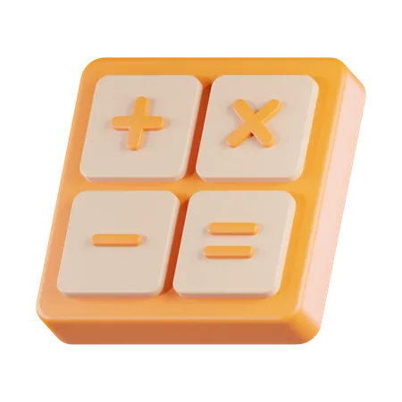 Calcul mathématique  3D Icon