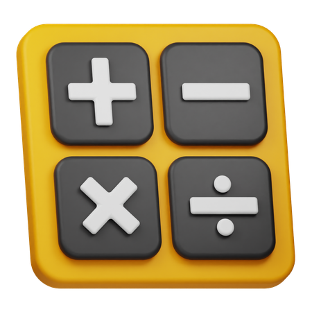 Calculadora 1  3D Icon