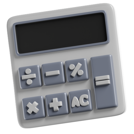 Calculadora  3D Icon