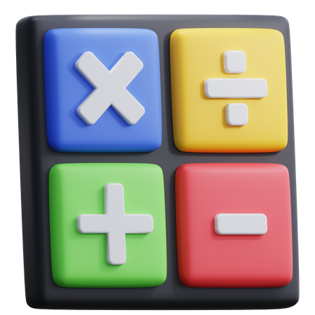 Calculadora  3D Icon