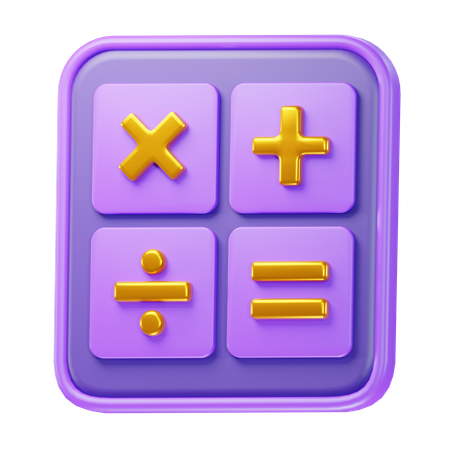 Calculadora  3D Icon