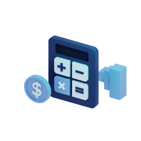 Calculadora  3D Icon