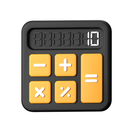 Calculadora  3D Icon