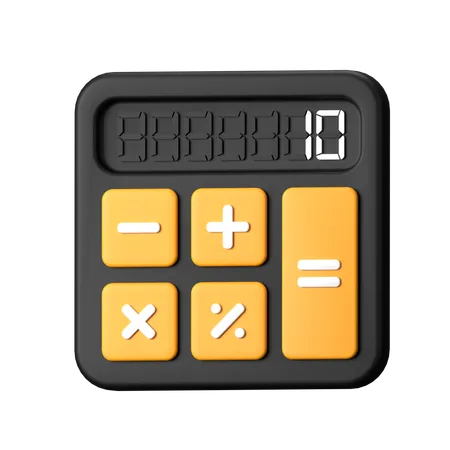 Calculadora  3D Icon