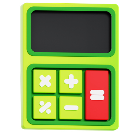 Calculadora  3D Icon