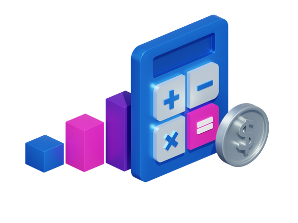 Calculadora  3D Icon