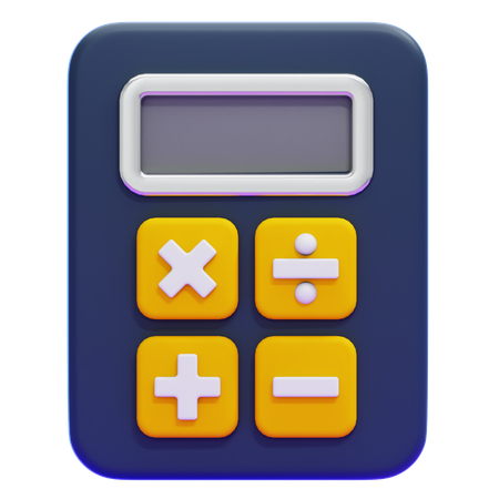 Calculadora  3D Icon