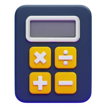 Calculadora  3D Icon