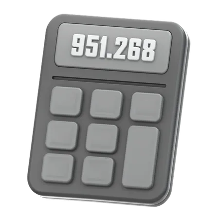 Calculadora  3D Icon