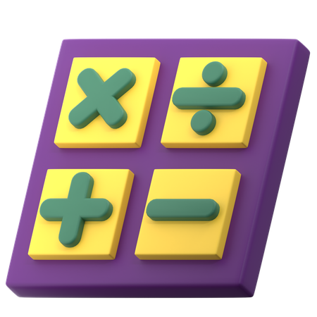 Calculadora  3D Icon