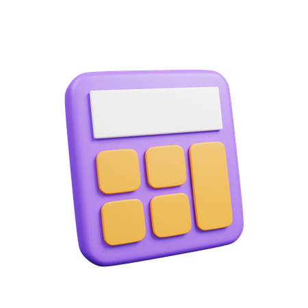 Calculadora  3D Icon