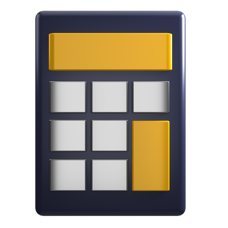 Calculadora  3D Icon