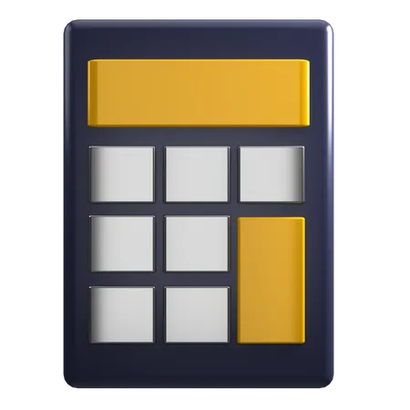 Calculadora  3D Icon