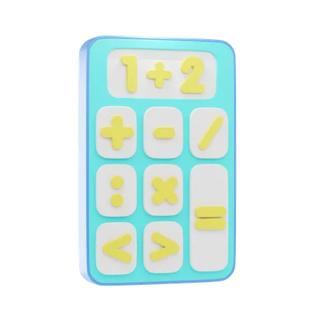 Icone E Ilustracao Da Calculadora 3 D 3D Icon