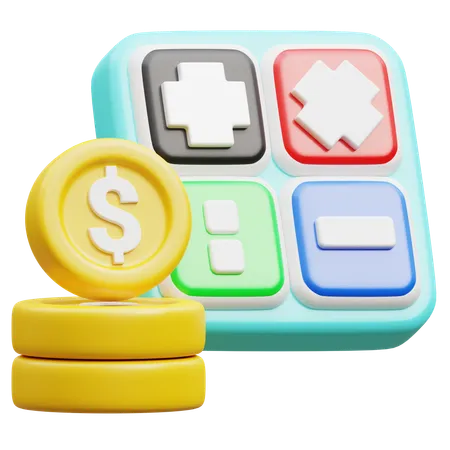 Calculadora  3D Icon