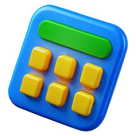 Calculadora  3D Icon