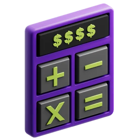 Calculadora  3D Icon