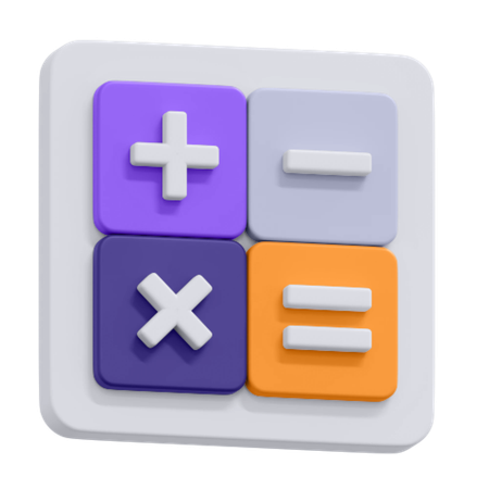 Calculadora  3D Icon