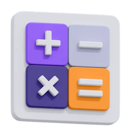 Calculadora  3D Icon