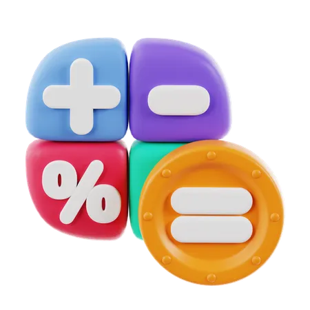 Calculadora  3D Icon