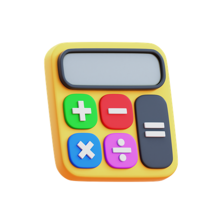 Calculadora  3D Icon