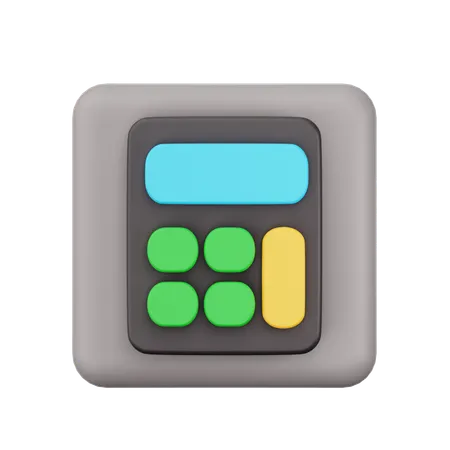 Calculadora  3D Icon