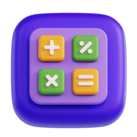 Calculadora  3D Icon