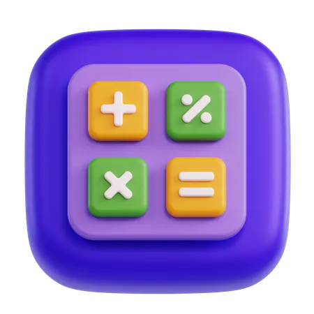 Calculadora  3D Icon